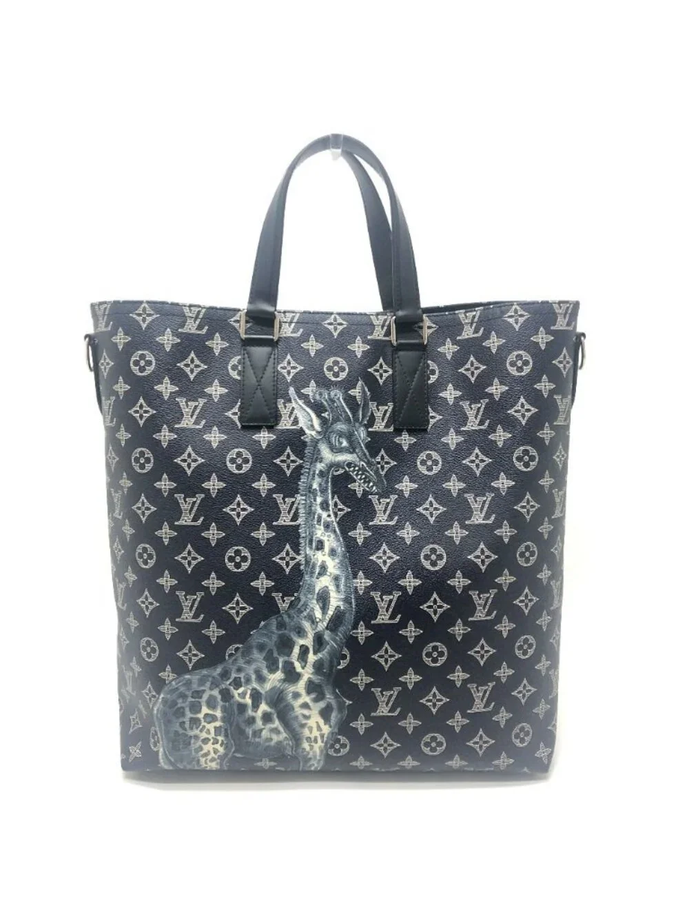 Louis Vuitton Tote Bag Jake and Dinos Chapman Monogram Savannahcanvas Navy